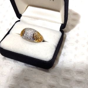 Sterling Silver Mesh Cocktail Ring